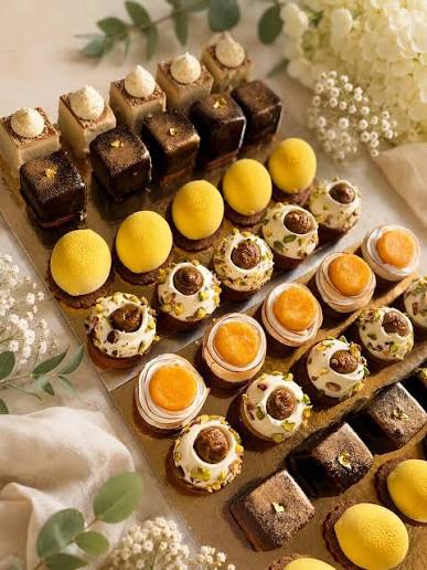 Mignardises de pâtisserie fine